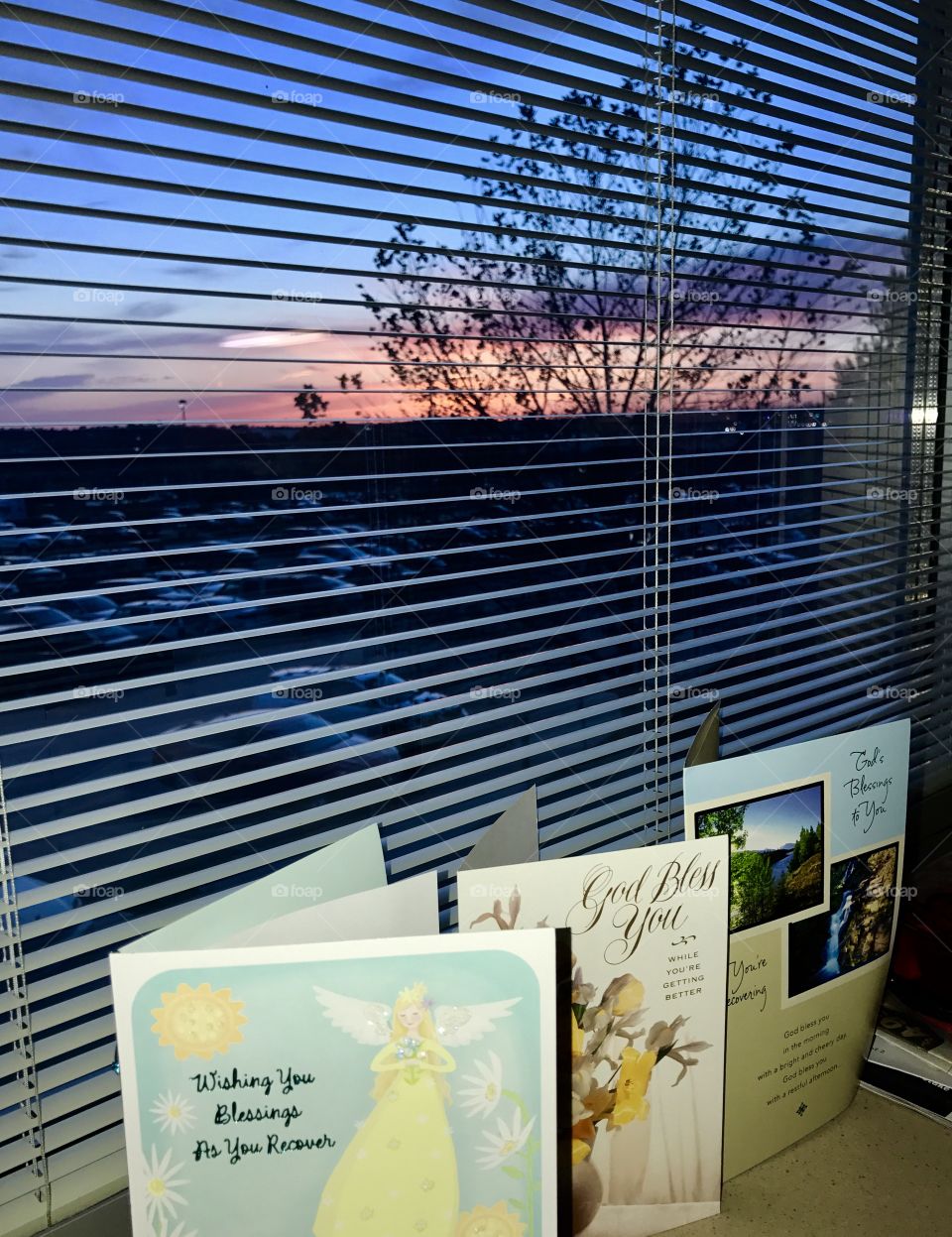 Hospital Room with a View - Midwest Sunset