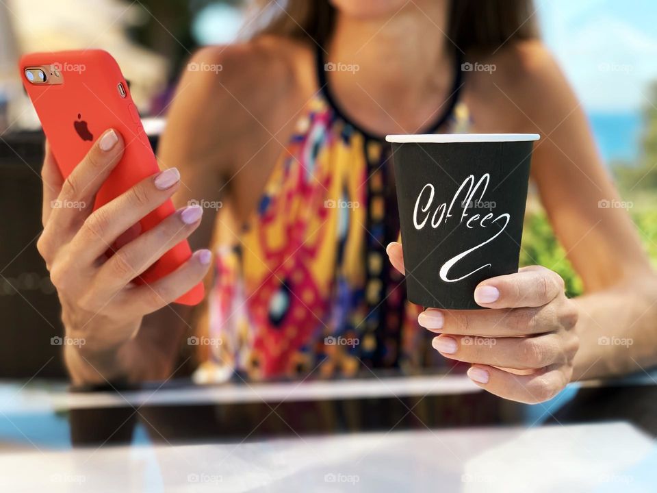 Bright and colorful boost coffee and wifi