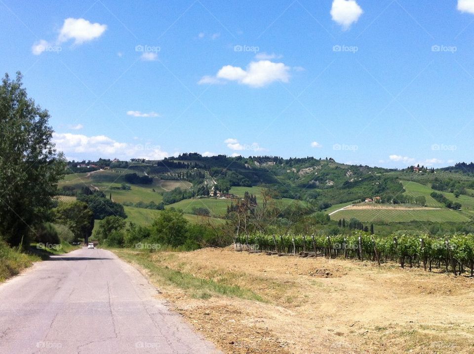 Tuscan path