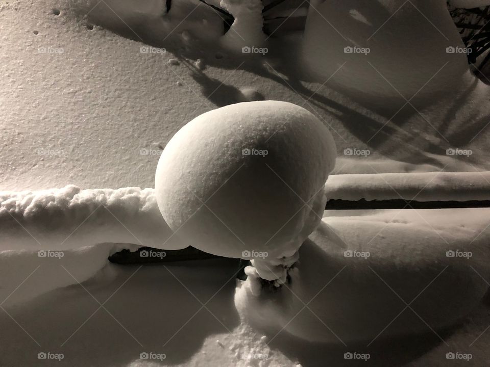Snow drift ball 