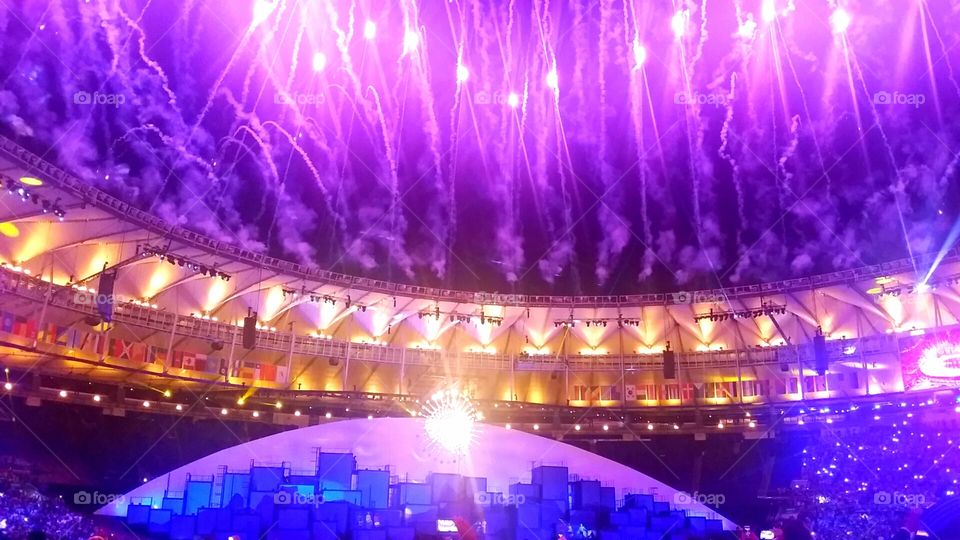 Rio 2016 Fireworks