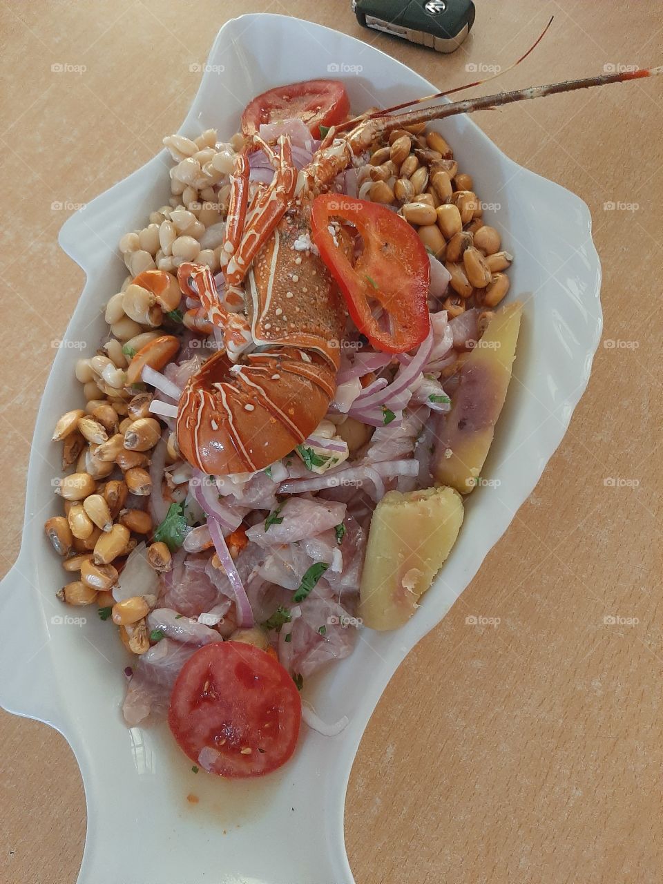 Ceviche piurano.