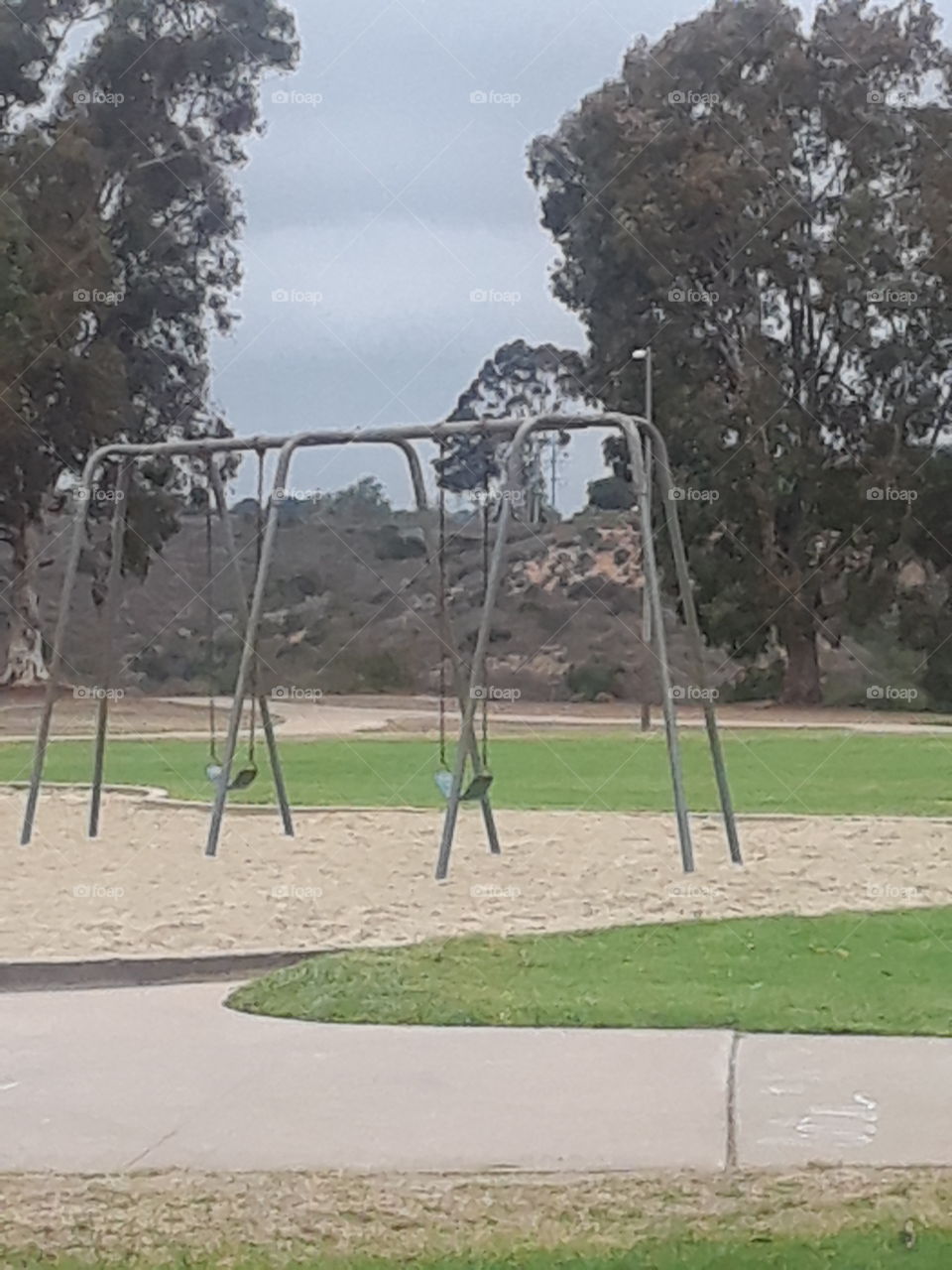 empty swings