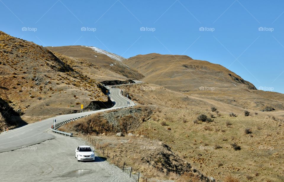 Long and windy commute through the mountains 