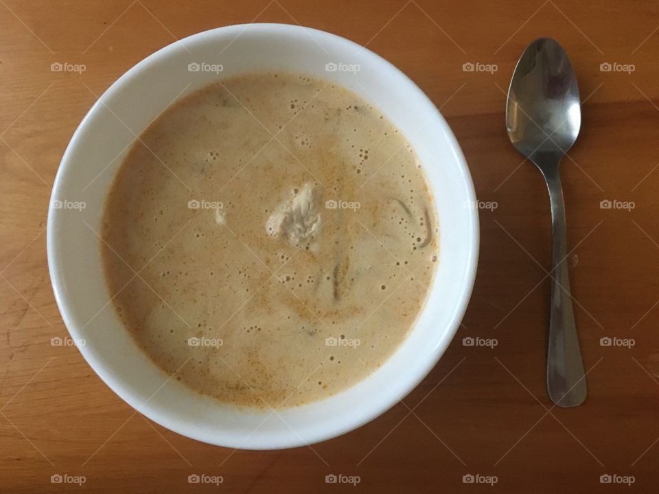 Chicken Thai coconut soup