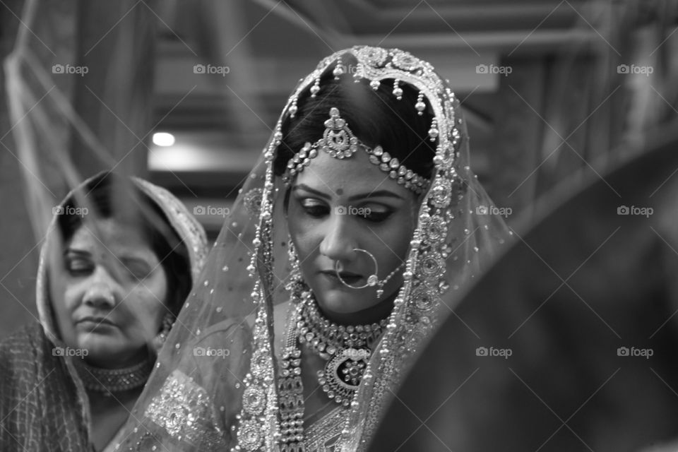 Veil, People, Portrait, Wedding, Woman