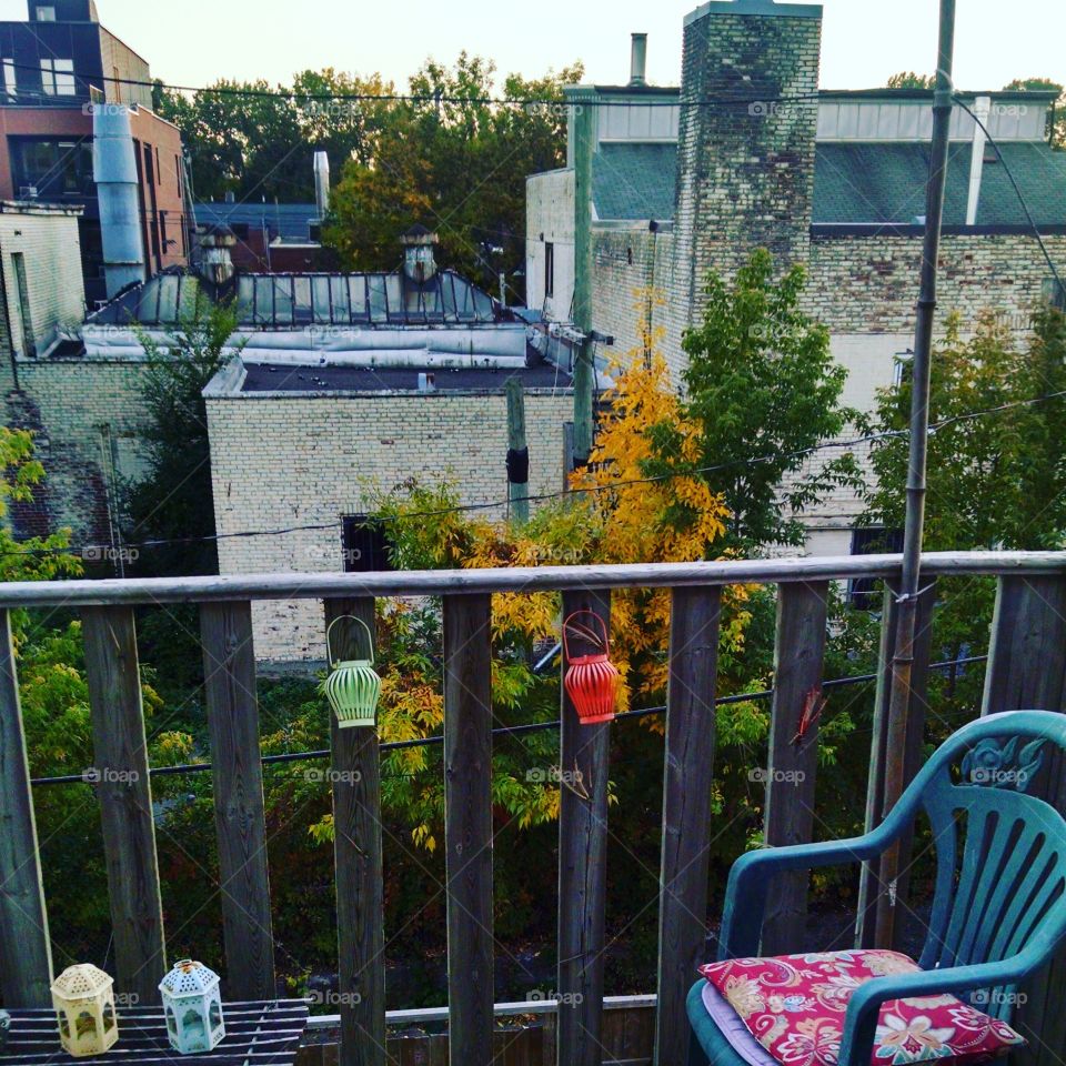 Montreal balcony
