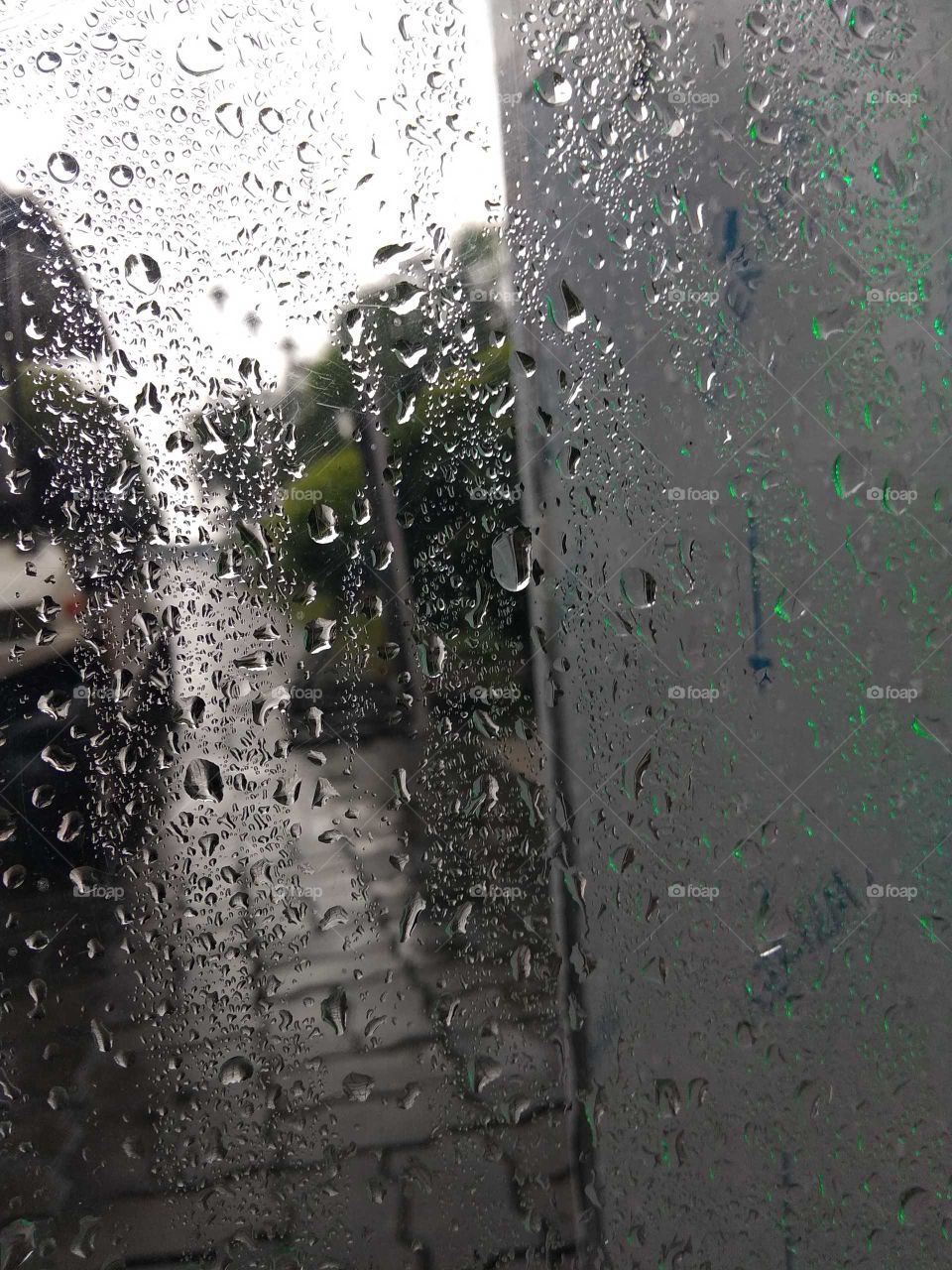 rainy drop in the texture