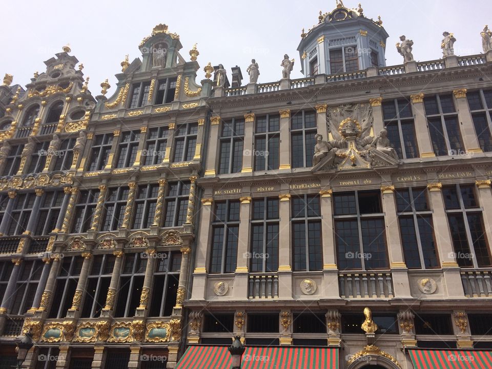 Buildings in Belgium. 