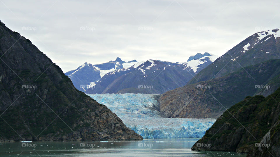 View of South Sawyer Glacier