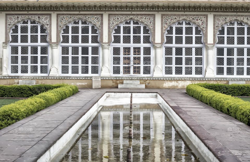 Architec in amer fort jaipur