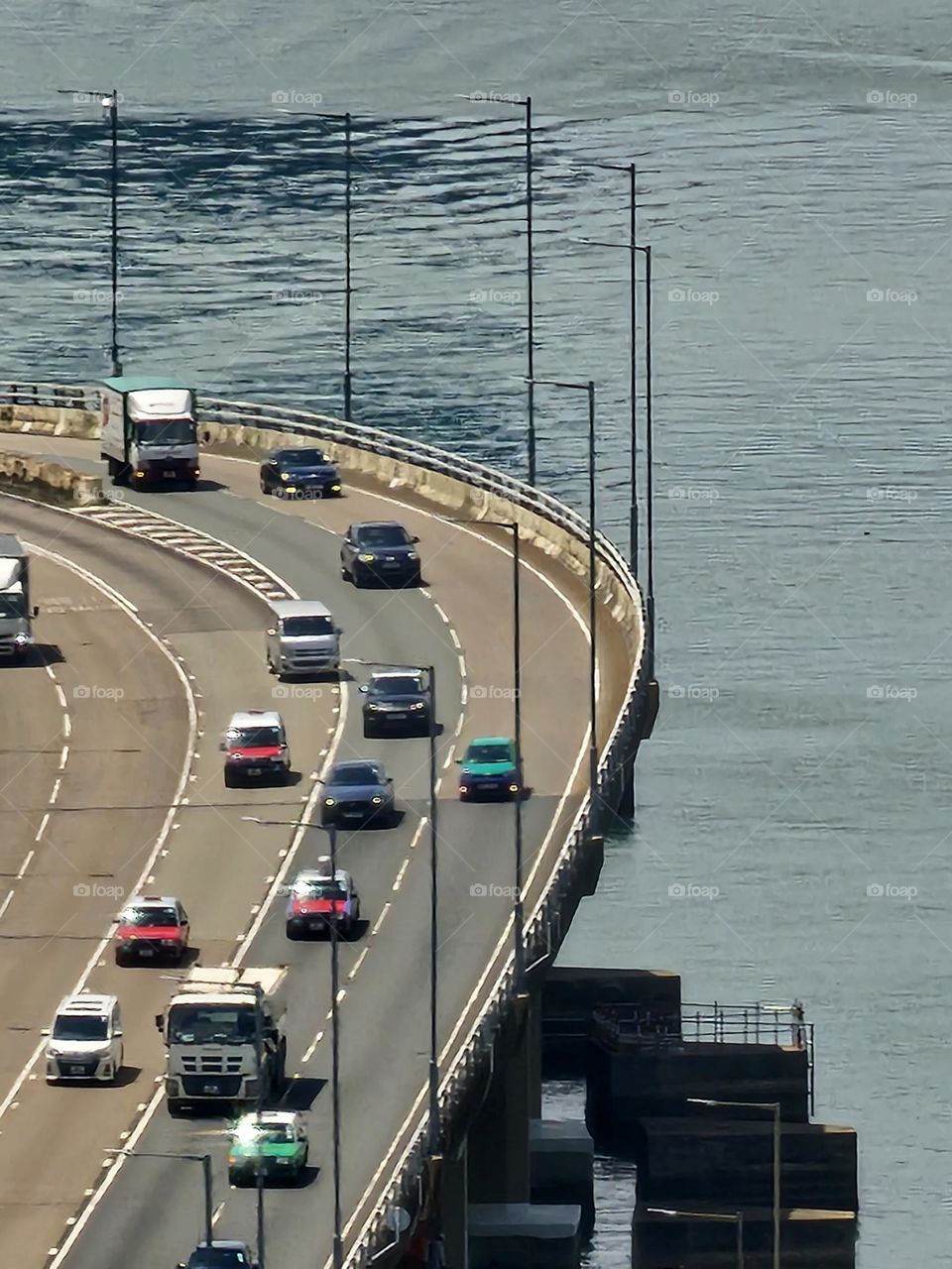 Cars on the highway