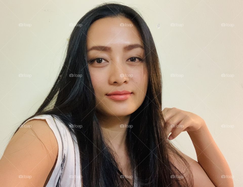 woman who love to smile