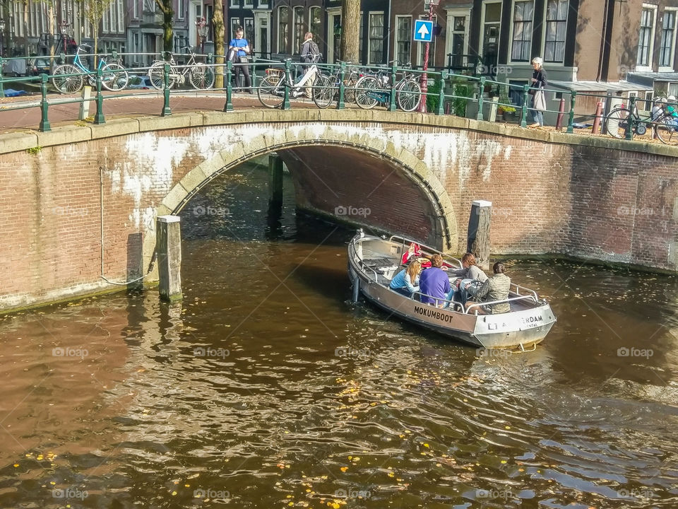 Tourboat - Amsterdam canal