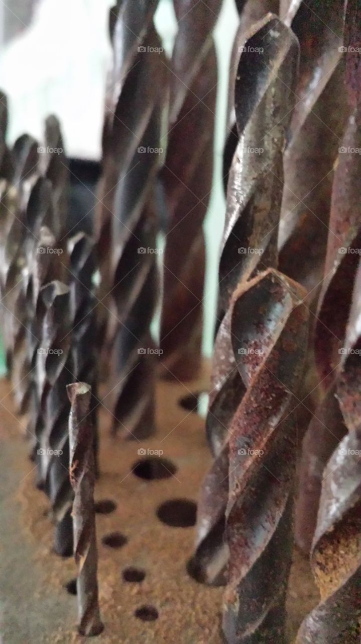 antique drill bits