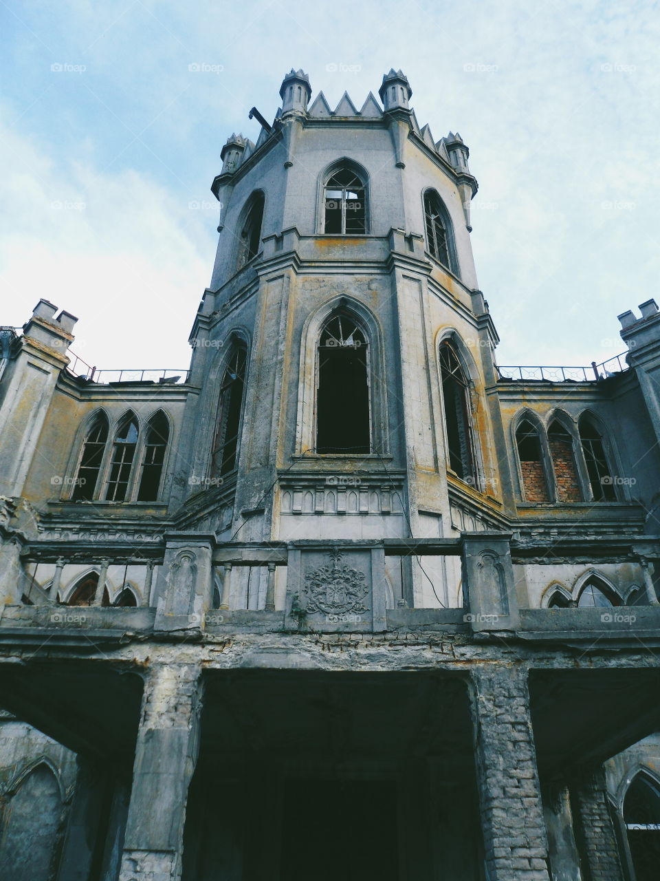 old abandoned building in Zhytomyr region, autumn 2018 (house Tereshchenkov)