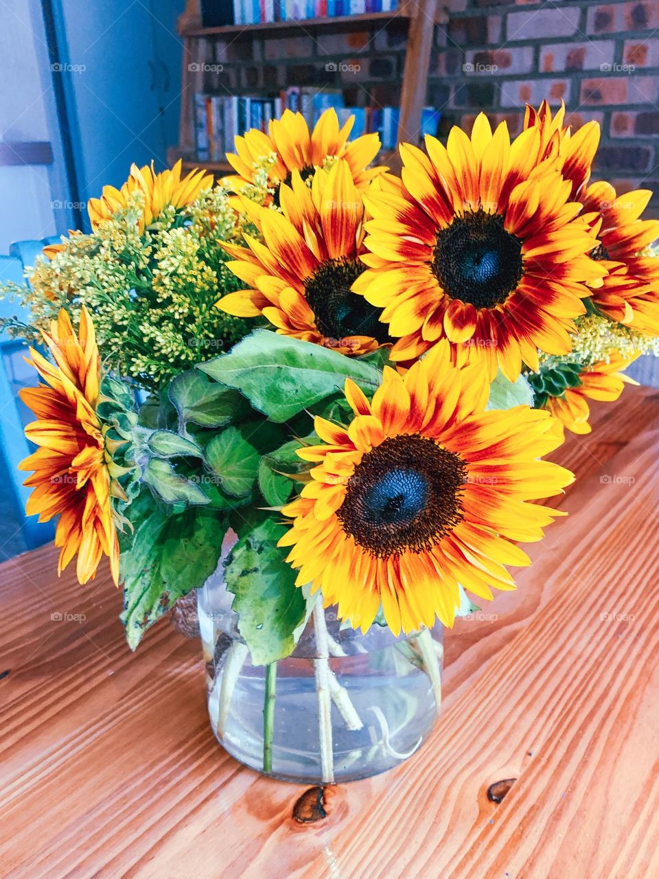 Sunflowers in the window