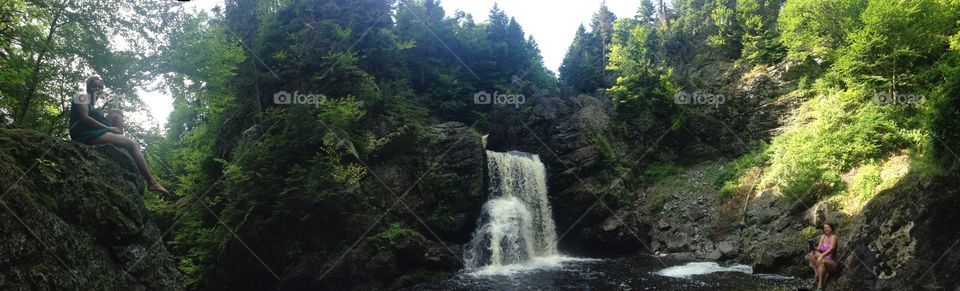 Waterfall in Nova Scotia, Canada 